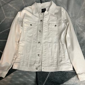 Zara white Jeans Top